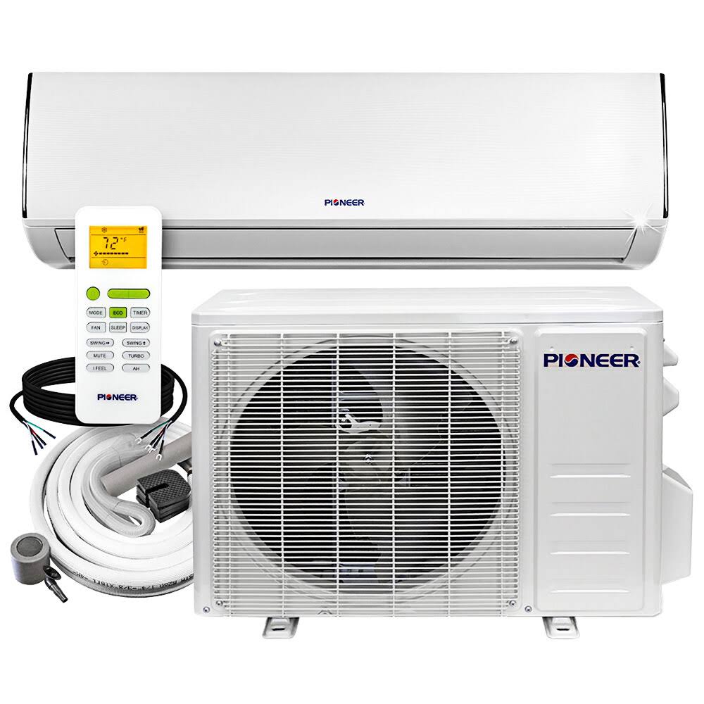 Pioneer Diamante Series 12,000 BTU 19 SEER 230V Ductless Mini-Split Air Conditioner Heat Pump