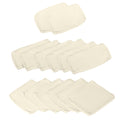 Outsunny Set mit 14 Ersatzbezügen für Gartenmöbelkissen - 6 Sitzkissenbezüge, 8 Rückenkissenbezüge - Reißverschluss Polyester wasserabweisend Beige