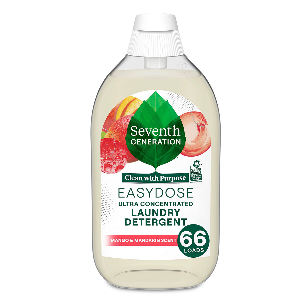 Seventh Generation Easydose Laundry Detergent Mango & Mandarin (23 oz)