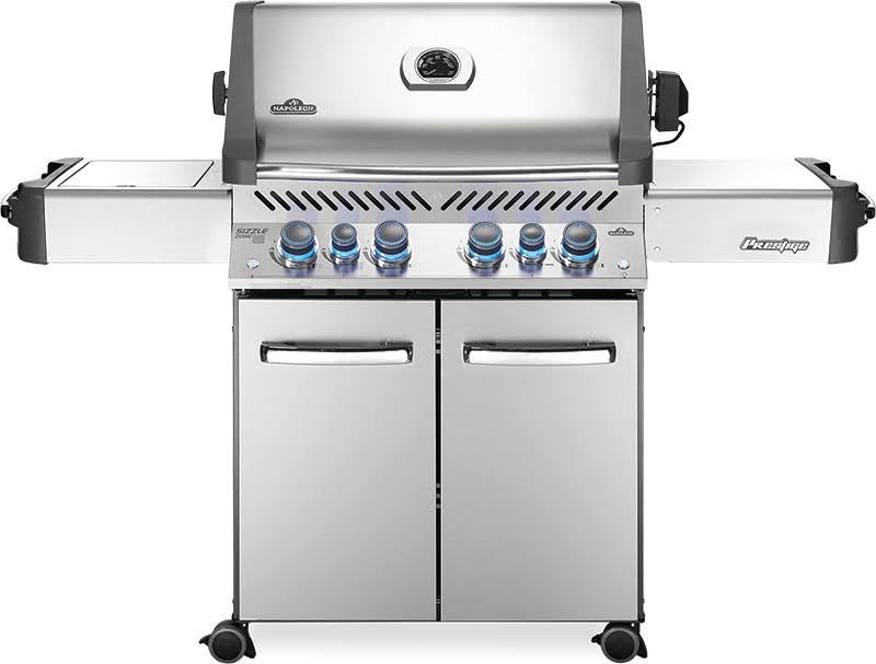 Napoleon Grills - Prestige 500 RSIB Stainless Steel with Infrared Side & Rear Burners Liquid Propane