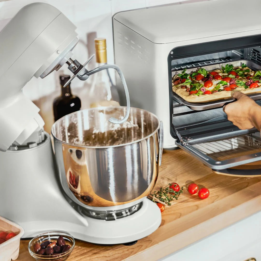 Beautiful 5.3 Qt Stand Mixer, Lightweight & Powerful with Tilt - Head, White Icing by Drew Barrymore