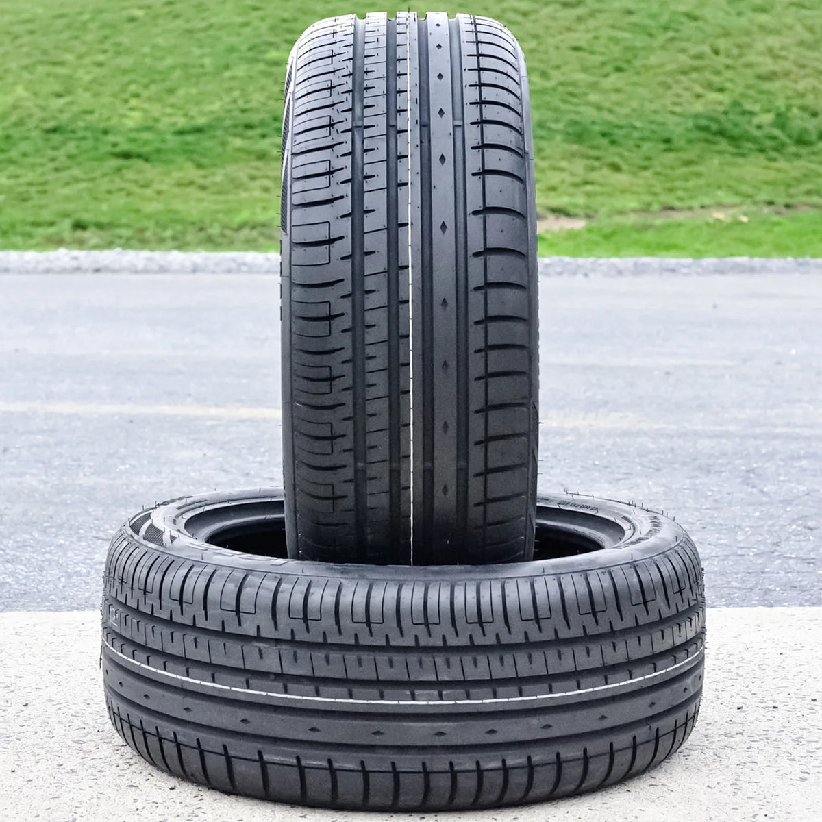 Set of 4 (FOUR) Accelera Phi - R 225/55R17 101W XL A/S High Performance Tires
