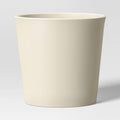 Aesthetic Plastic Indoor Outdoor Planter Pot Sour Cream 10.6"x10.6" - Threshold