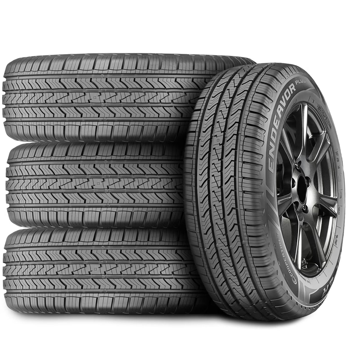 Set of 4 (FOUR) Cooper Endeavor Plus 245/65R17 107T AS A/S All-Season Tires