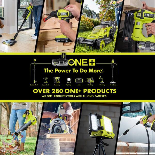 ONE+ 18V Cordless 6-Tool Combo Kit with 1.5 Ah and 4.0 Ah Batteries. Charger. and 65-Piece Drill and Impact Drive Kit