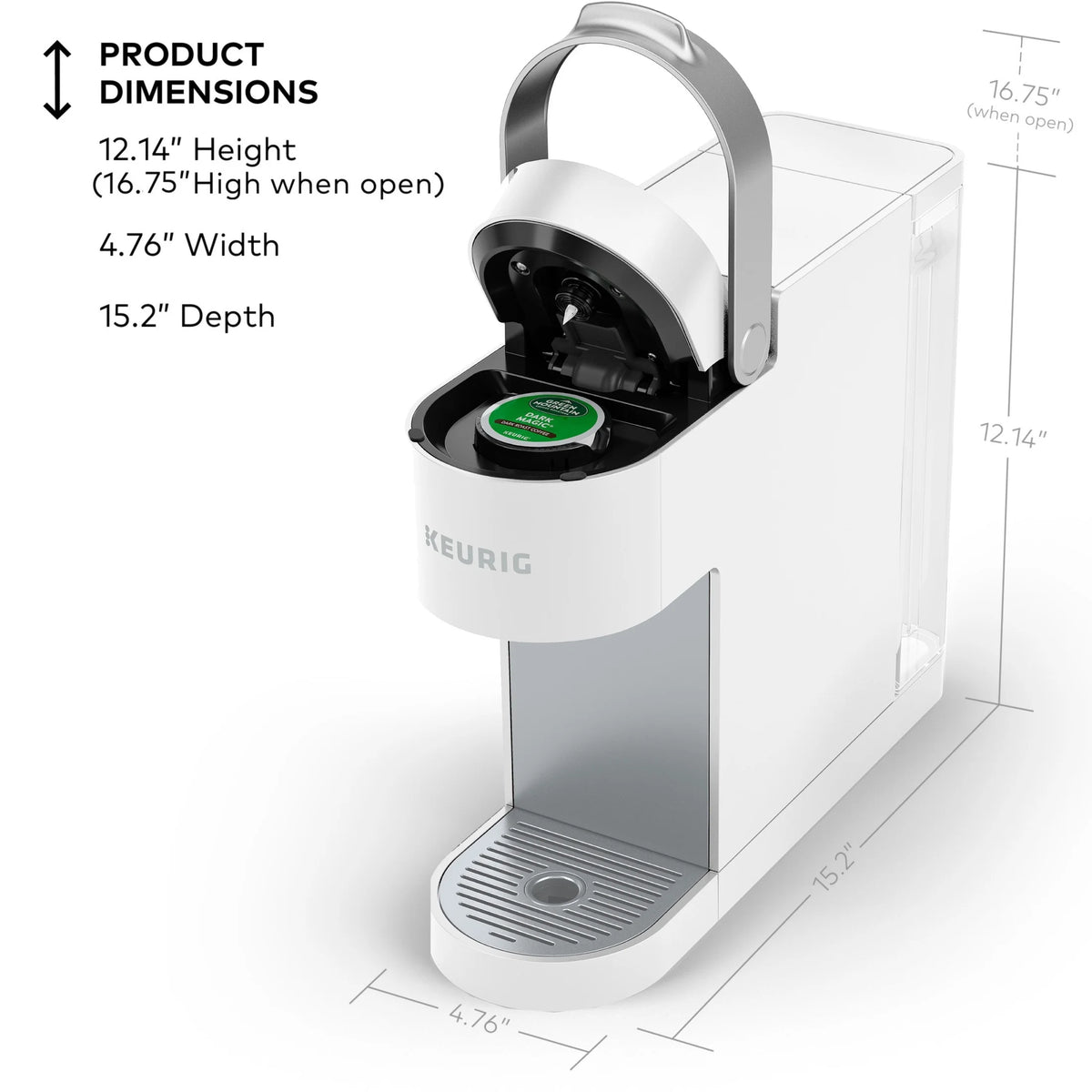 Keurig K - Slim Black Single - Serve K - Cup Pod Coffee Maker