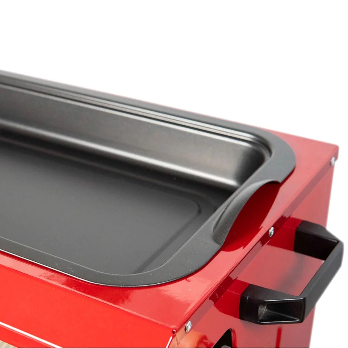 Brazilian Flame 2 - Skewer Brazilian Rotisserie Electric Grill in Red