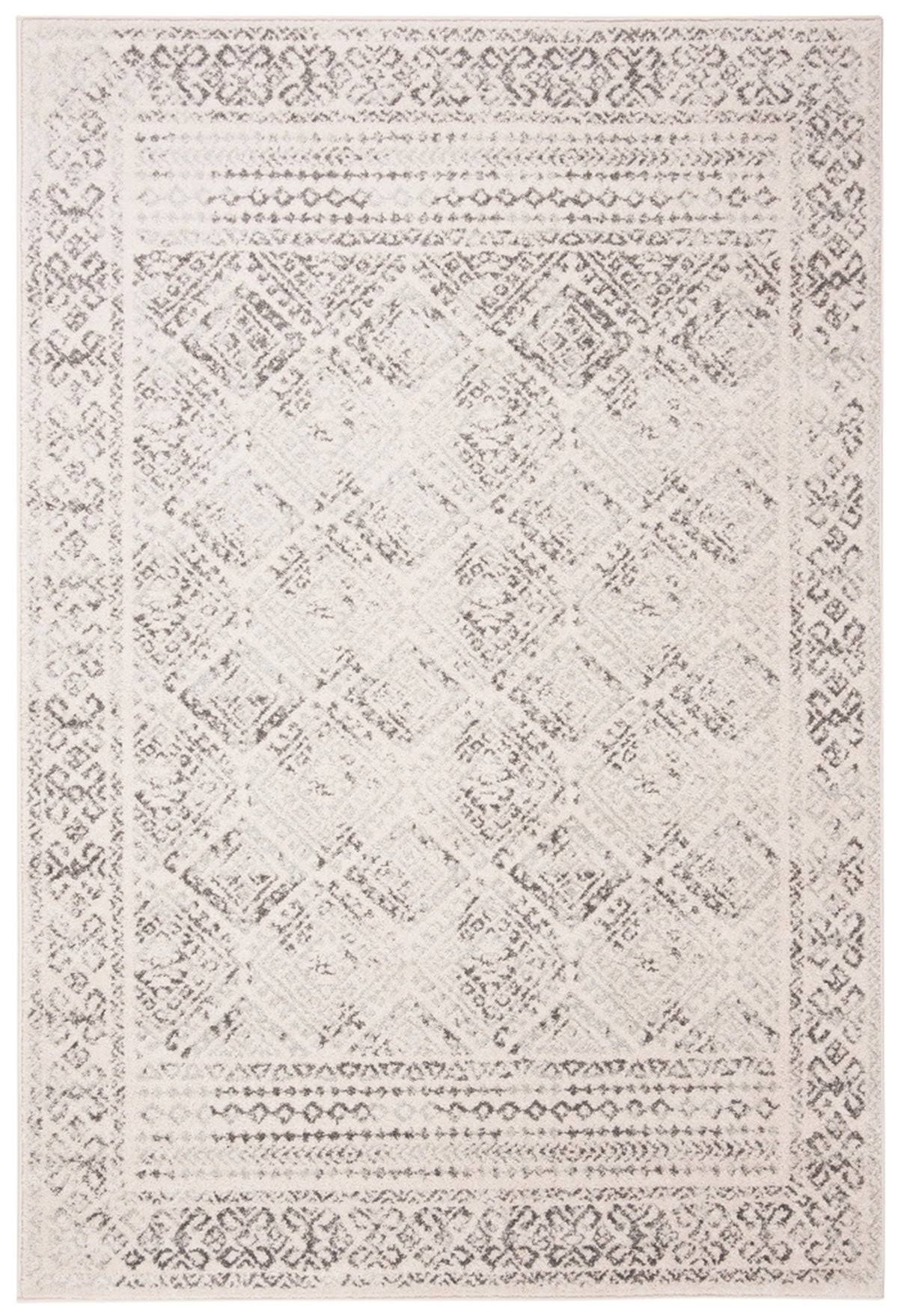 Safavieh Tulum Rug Collection TUL264A - Ivory / Grey - 3' x 3' Square