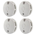 Kidde Smoke & Carbon Monoxide Detector, Combination Smoke & Co Alarm with Lithium Battery, Replacement Alert, Pack of 4