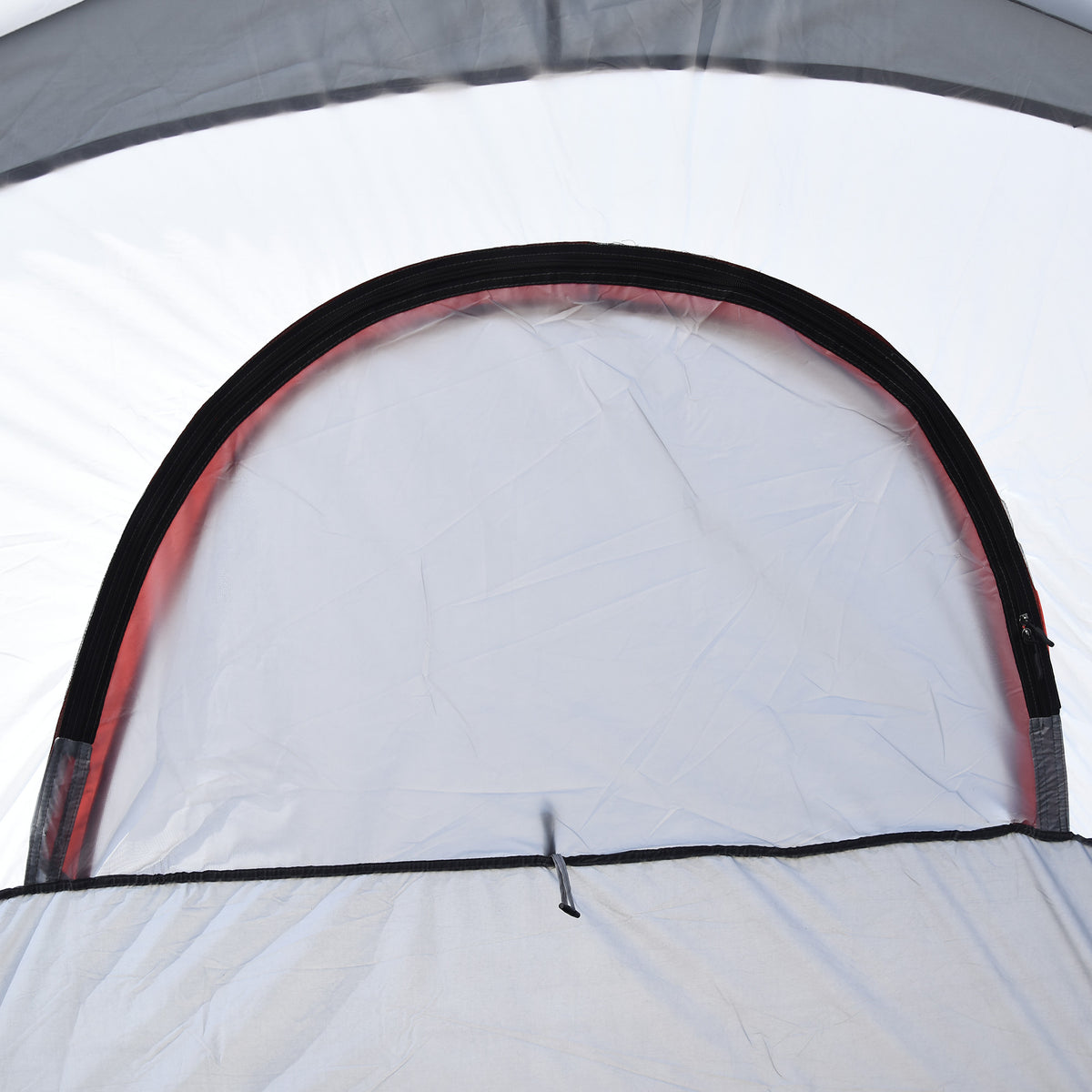 Outsunny Campingzelt für 2-3 Personen 3 bis 4 Jahreszeiten wasserdicht Doppelschicht-Mesh-Fenster 355 x 190 x 170 cm Grau