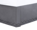Better Homes & Gardens Embroidered Bed Skirt - Gray - Each