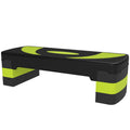 HOMCOM Aerobic-Stepper, höhenverstellbar, für Indoor und Outdoor, Belastbarkeit bis 150 kg, 80 x 31 x 10-20 cm, Grün