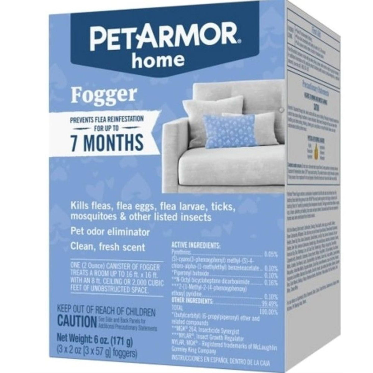 PetArmor Flea & Tick Home Fogger, 3-Count