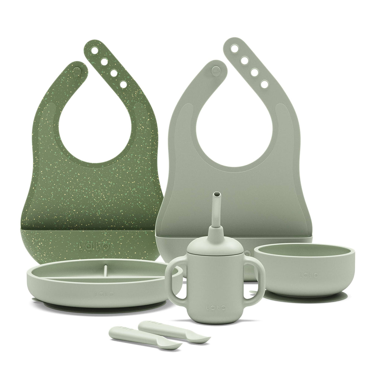 Lalo First Bites Full Kit in Sage