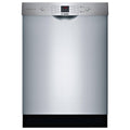 Bosch 100 Series 24" Built in Dishwasher-Stainless Steel-SHEM3AY55N