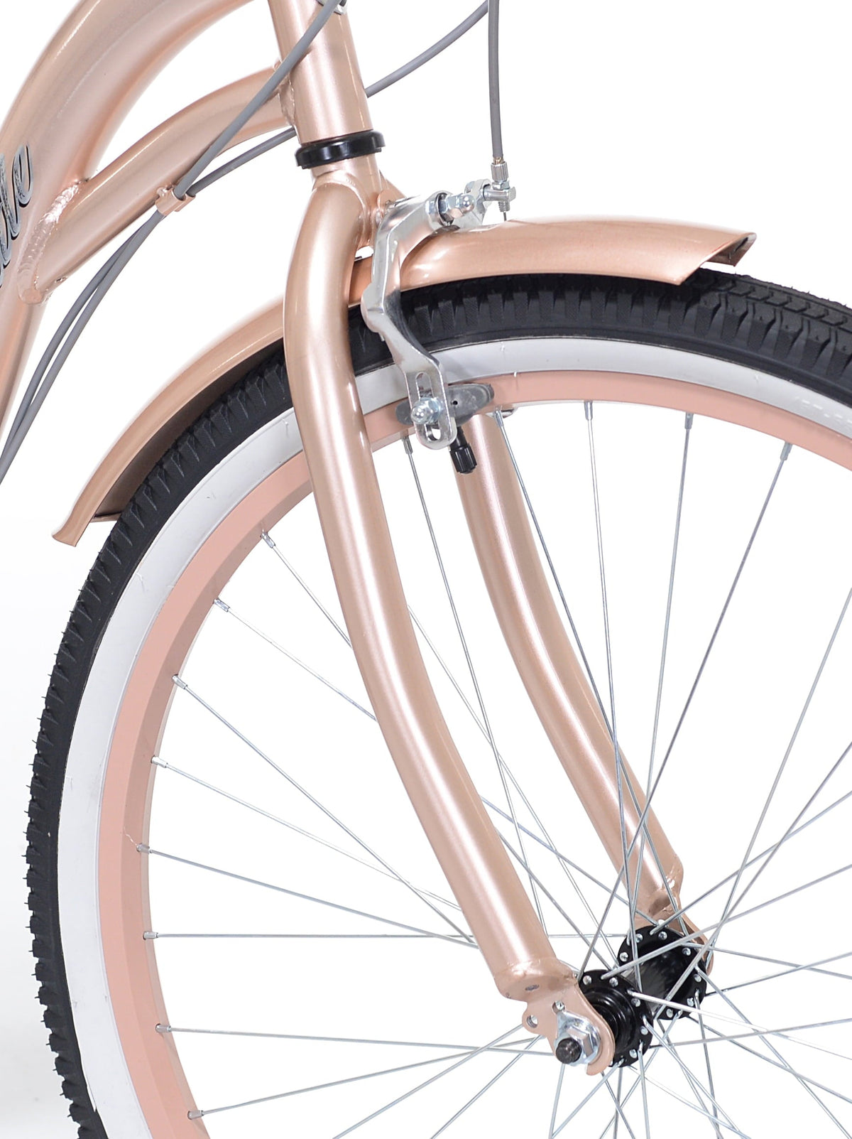26 in. Bayside Women's Cruiser Bike. Rose Gold