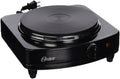 Oster Ckstsb100-b-2np Solid Single Burner with Adjustable Temperature Control Black