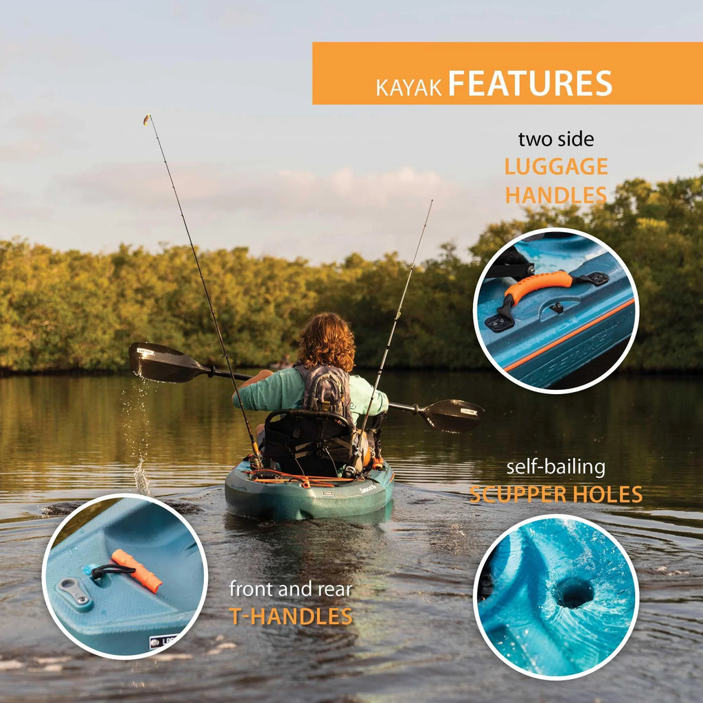 Lifetime Tamarack Pro 123 in Sit - on - Top Kayak, Eclipse Fusion (91058)