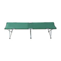 Outsunny Feldbett, Klappbett 193 x 64 x 40 cm mit Transporttasche aus Oxford-Polyester Metall in Grün und Grau
