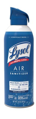 Lysol Air Sanitizer, White Linen Scent - 10 oz