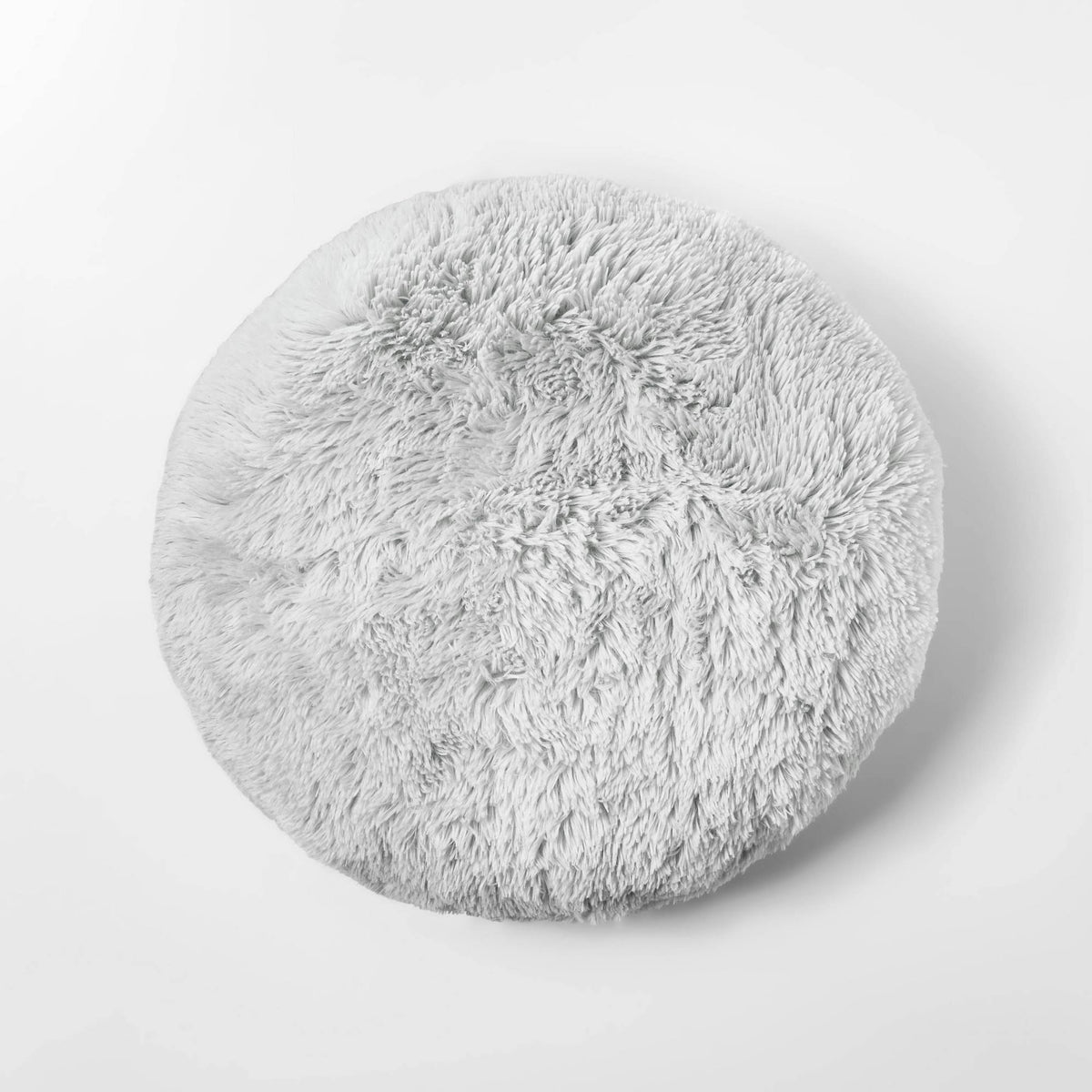 Pillowfort Faux Fur Floor Pillow Gray | Target