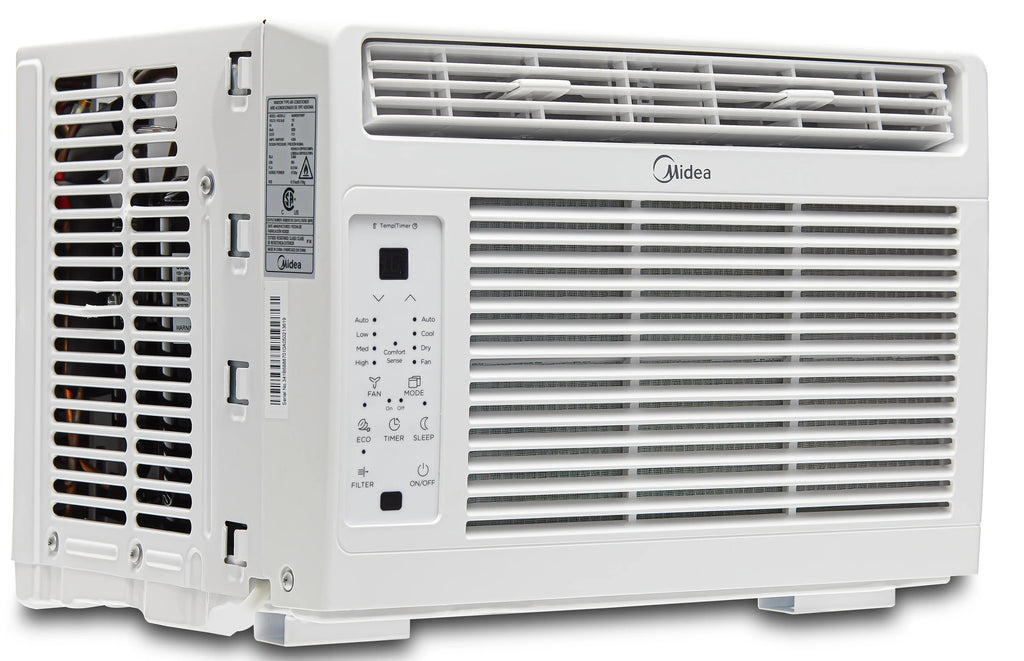 Midea 5, 000 BTU Window Air Conditioner, 150 Sq. Ft., White, New
