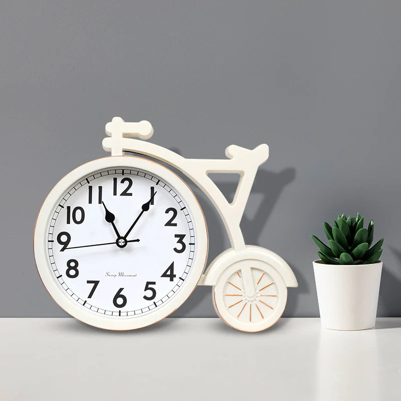 Modern Resin Table Clock – Decorative Desk & Living Room Home Decor