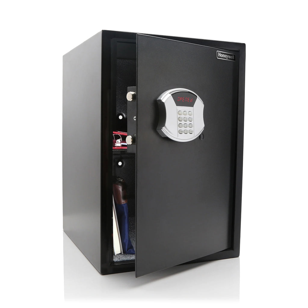 Honeywell Safes, 2.84 cu ft, Black Large Electronic Lock/Keys Steel Security Safe, 5107