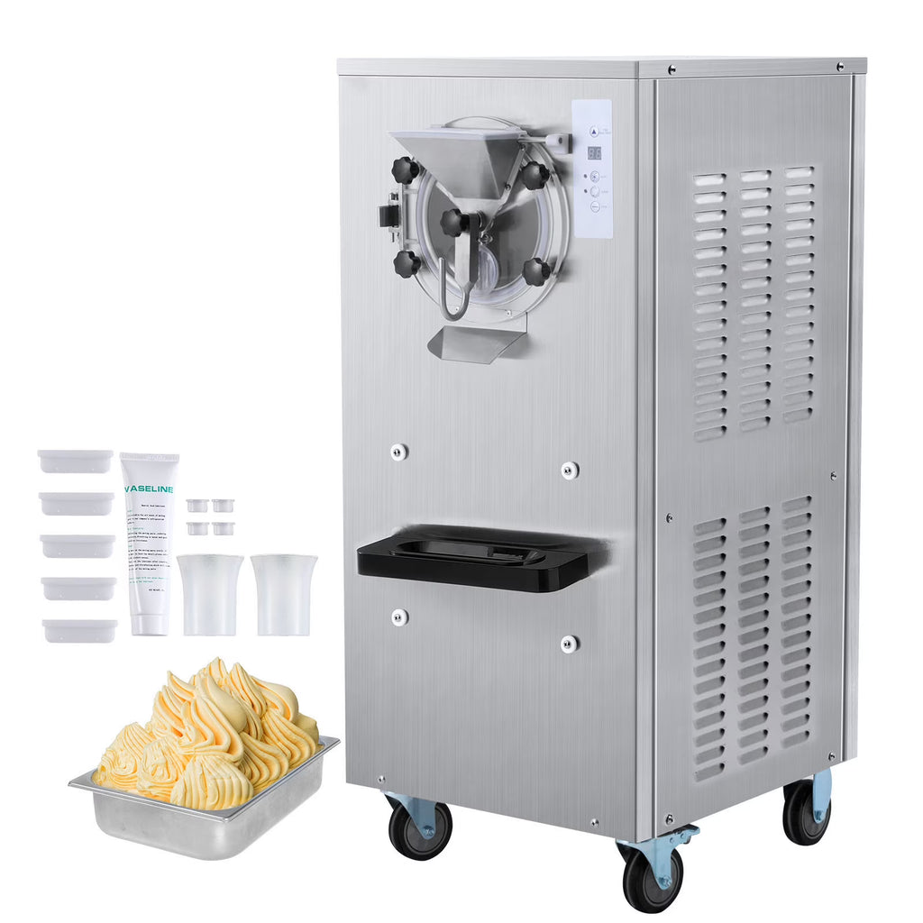 KFFKFF 20 - 25 L/J Capacity Commercial Hard Farm Ice Cream Maker 1 Flavor Automatic Cleaning