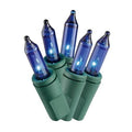 100-Count Blue Incandescent Mini Lights for The Holiday Season, by Holiday Time