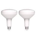 Ecosmart 75-Watt Equivalent BR40 Dimmable Energy Star LED Light Bulb Bright White (2-Pack)