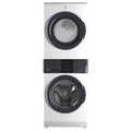 Electrolux - Laundry Tower Single Unit Front Load 4.4 Cu. ft. Washer & 8 Cu. ft. Electric Dryer - White
