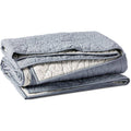 Coyuchi Manzanita Organic Handstitched Quilt Euro Steel Blue