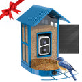 Soliom Bird Feeder with Camera Wireless Outdoor,Video Bird Feeder Camera with AI Identify Bird Species,Auto Record Bird Video & Notify You,5W Solar