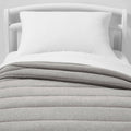 Toddler Channel Jersey Kids' Comforter Gray - Pillowfort