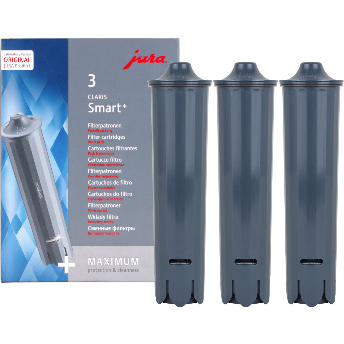 Jura 24233 Claris Smart+ Filter Cartridge - Set of 3
