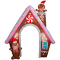 Airblown Inflatables Christmas 11 Foot Archway Gingerbread Scene, by Holiday Time