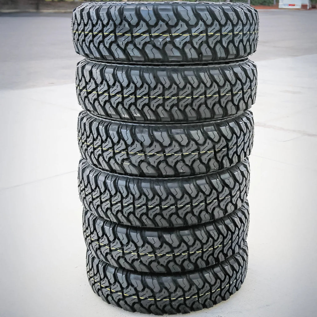 Pair of 2 (TWO) Accelera M/T - 01 LT 235/85R16 Load E (10 Ply) MT M/T Mud Tires
