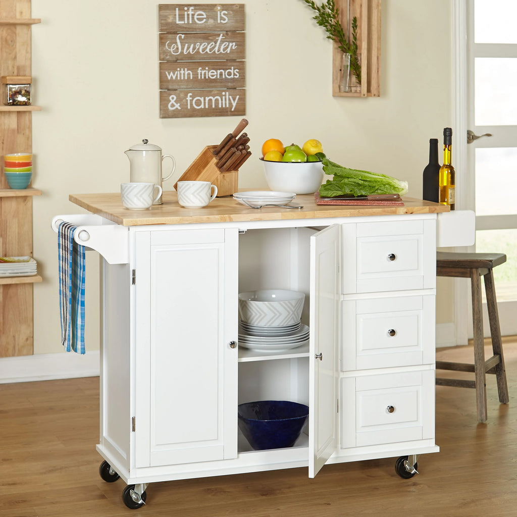 Thatcher Kitchen Cart, Grey