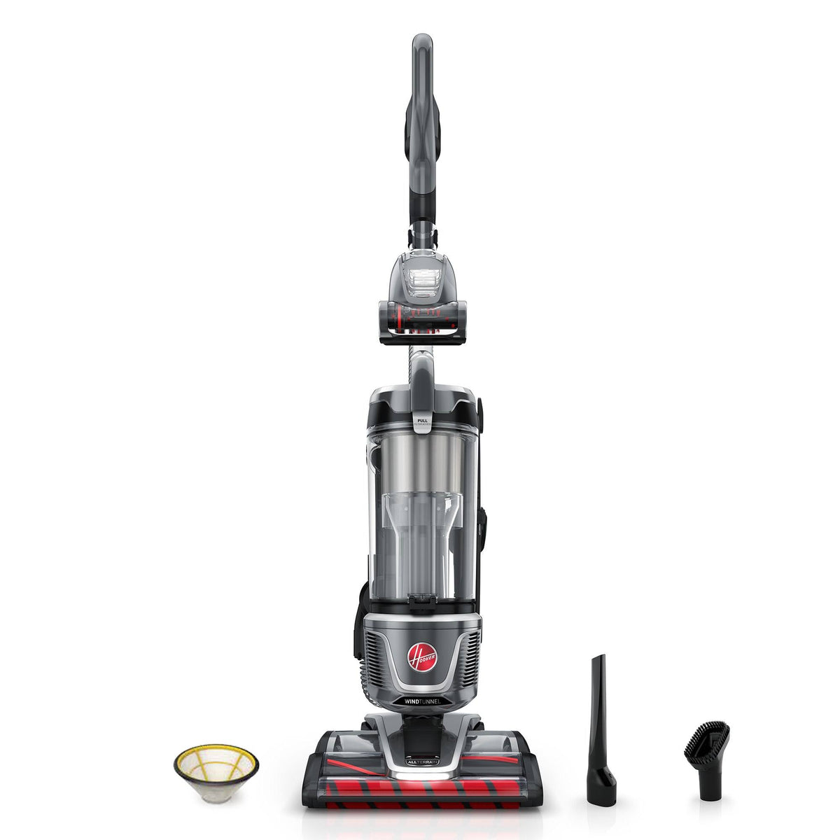 Hoover Residential Vacuum Windtunnel All Terrain Dual Brush Roll Upright Vacuum Cleaner - UH77200