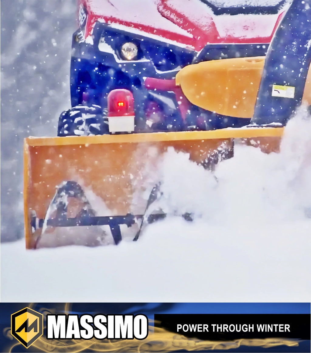 Massimo 60" Snow Blower 2 - Stage - 13HP 420cc Gas Powered UTV/ATV Attachment for Heavy Duty Snow Removal