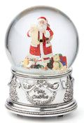 Reed & Barton Winter Traditions Santa Musical Snow Globe
