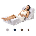 NORSCYRT Adjustable Memory Foam Ergonomic Design 6 Piece Bed Wedge Pillow Set