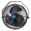 Tornado 12 inch Outdoor Rated Ipx4 Water-Resistant High Velocity Metal Industrial Wall Mount Fan for Commercial, Industrial, Residential, TEAO Motor