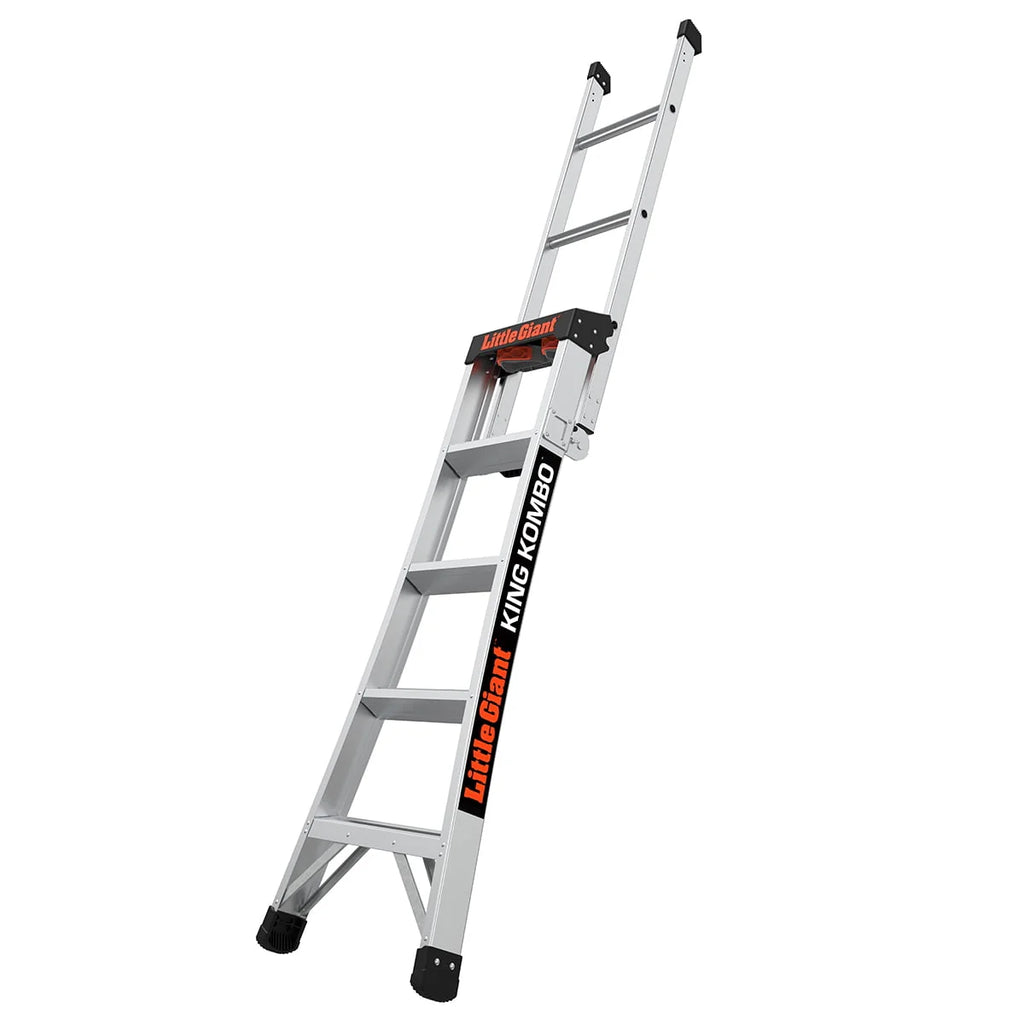 Little Giant King Kombo 5' - 8' Aluminum 3 - in - 1 Combo Ladder, Type 1A - 300 lb. Rated, 11 Ft. 4 In. Reach