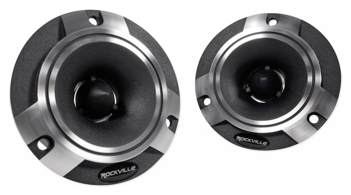 2) Pairs Rockville X6.5C Competition 6.5" 1000 Watt Component Car Audio Speakers