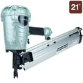 Metabo HPT Framing Nailer, Pro Preferred Brand of Pneumatic Nailers, 21 Degree Magazine, Accepts 2 - Inch to 3 - 1/2 - Inch Plastic Collated Nails, Ideal for Framing, Flooring, & Roof Decking, NR90AES1