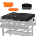 Mofeez Hinged Lid for 36 inch Blackstone Griddle, Griddle Lid Cover Blackstone Griddle Top 36 inch with Hood, Griddle Accessories for Blackstone 36