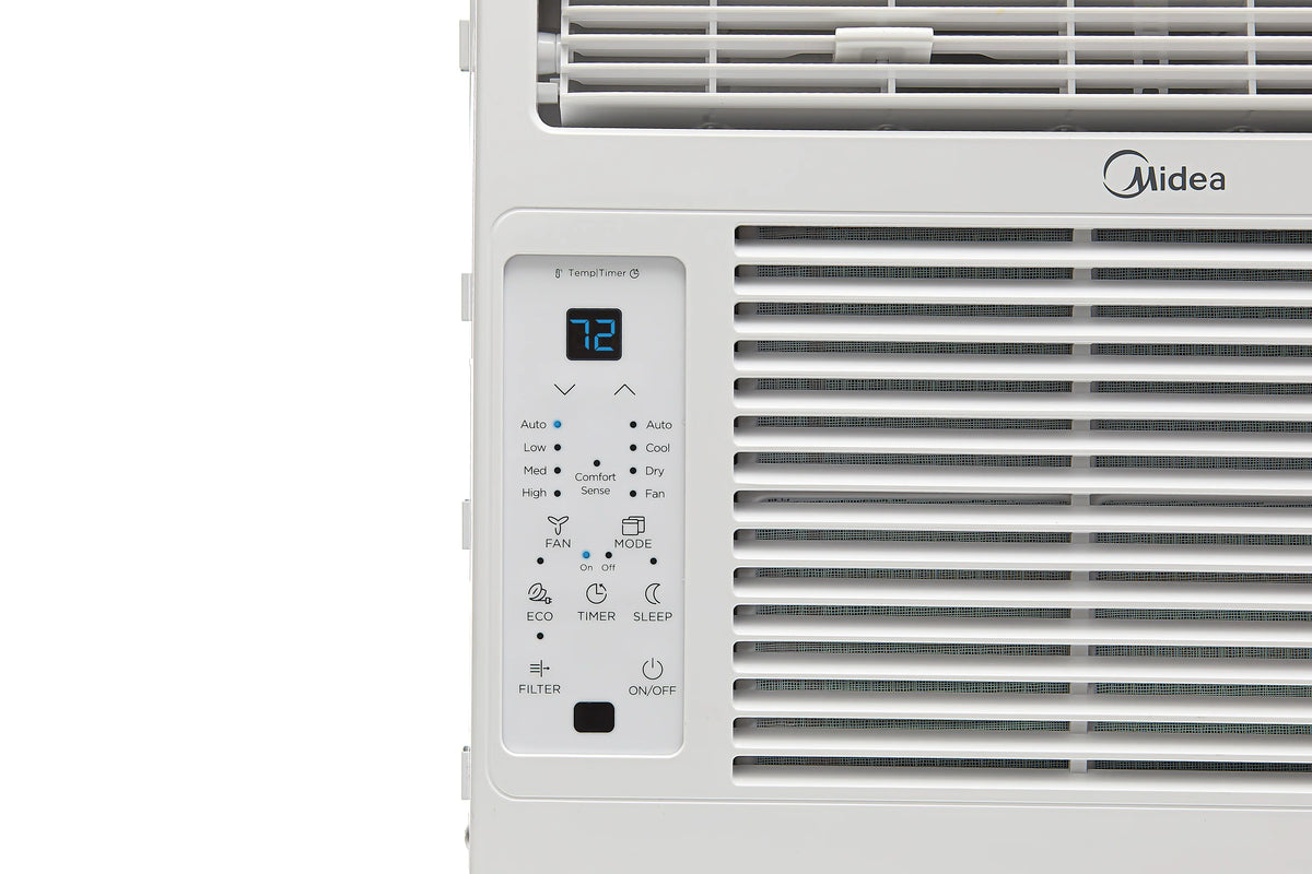 Midea 5, 000 BTU Window Air Conditioner, 150 Sq. Ft., White, New