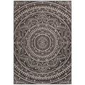 Mainstays 5' x 7' Global Medallion Outdoor Area Rug- Gray
